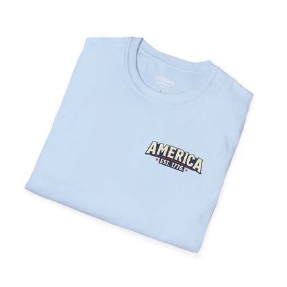 America 1776 T-Shirt — '1776 Still Raising Hell' Patriotic Liberty Bell Tee