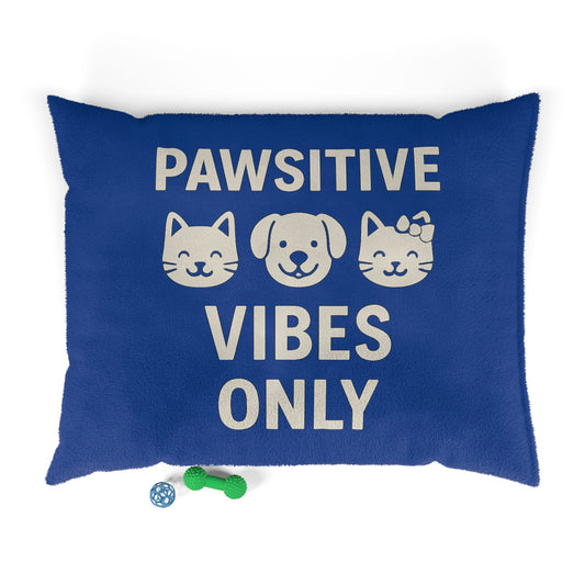 Pawsitive Vibes Pet Bed – Cozy Dog & Cat Retreat