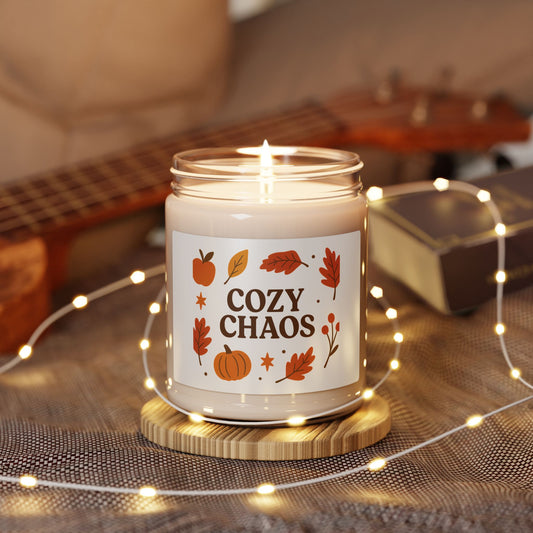 Cozy Chaos – Cozy Autumn Scented Soy Candle
