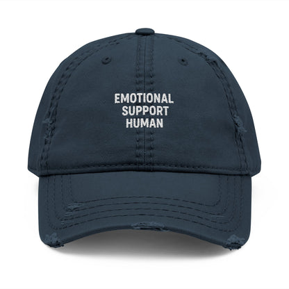 Emotional Support Dad Hat, Distressed Cap