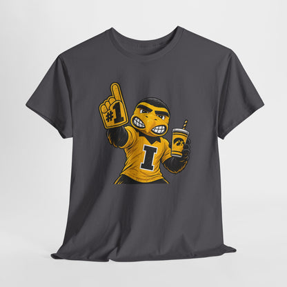Mascot Fan T-Shirt — #1 Foam Finger Cheerleader Design