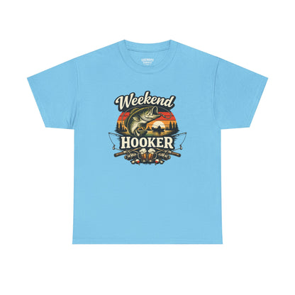 Weekend Hooker Fishing Tee — Unisex Bass Angler Graphic T-Shirt