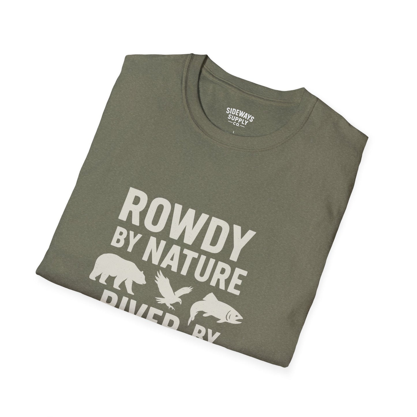 "Rowdy by Nature" Unisex Softstyle T-Shirt: