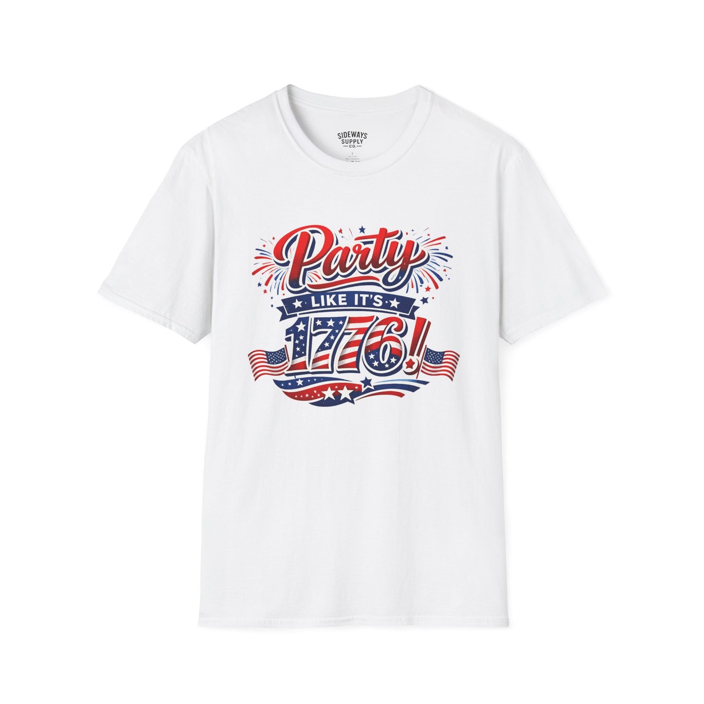 T-Shirt — "Party Like It's 1776!" Patriotic 4th of July Tee