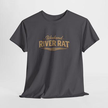 Weekend River Rat T-Shirt – Retro Boating Crew Tee