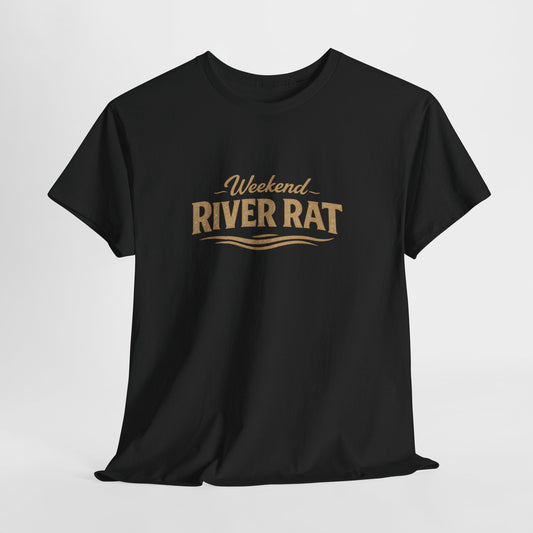 Weekend River Rat T-Shirt – Retro Boating Crew Tee