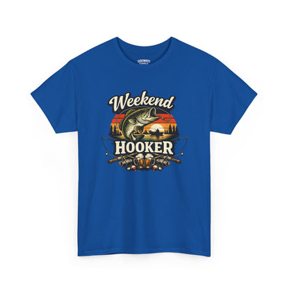 Weekend Hooker Fishing Tee — Unisex Bass Angler Graphic T-Shirt
