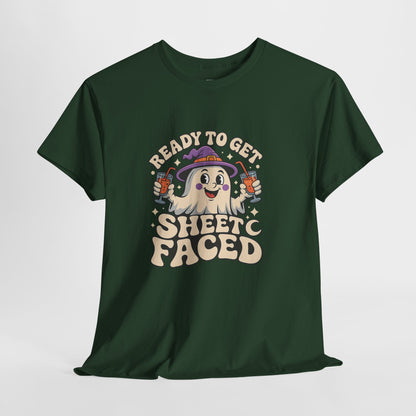 Ready to Get Sheet Faced Halloween Tee