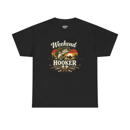 Weekend Hooker Fishing Tee — Unisex Bass Angler Graphic T-Shirt