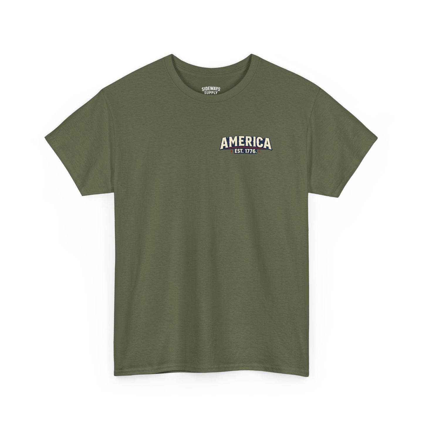 Freedom Downriver Graphic Tee — "America The Free" Patriotic T-Shirt