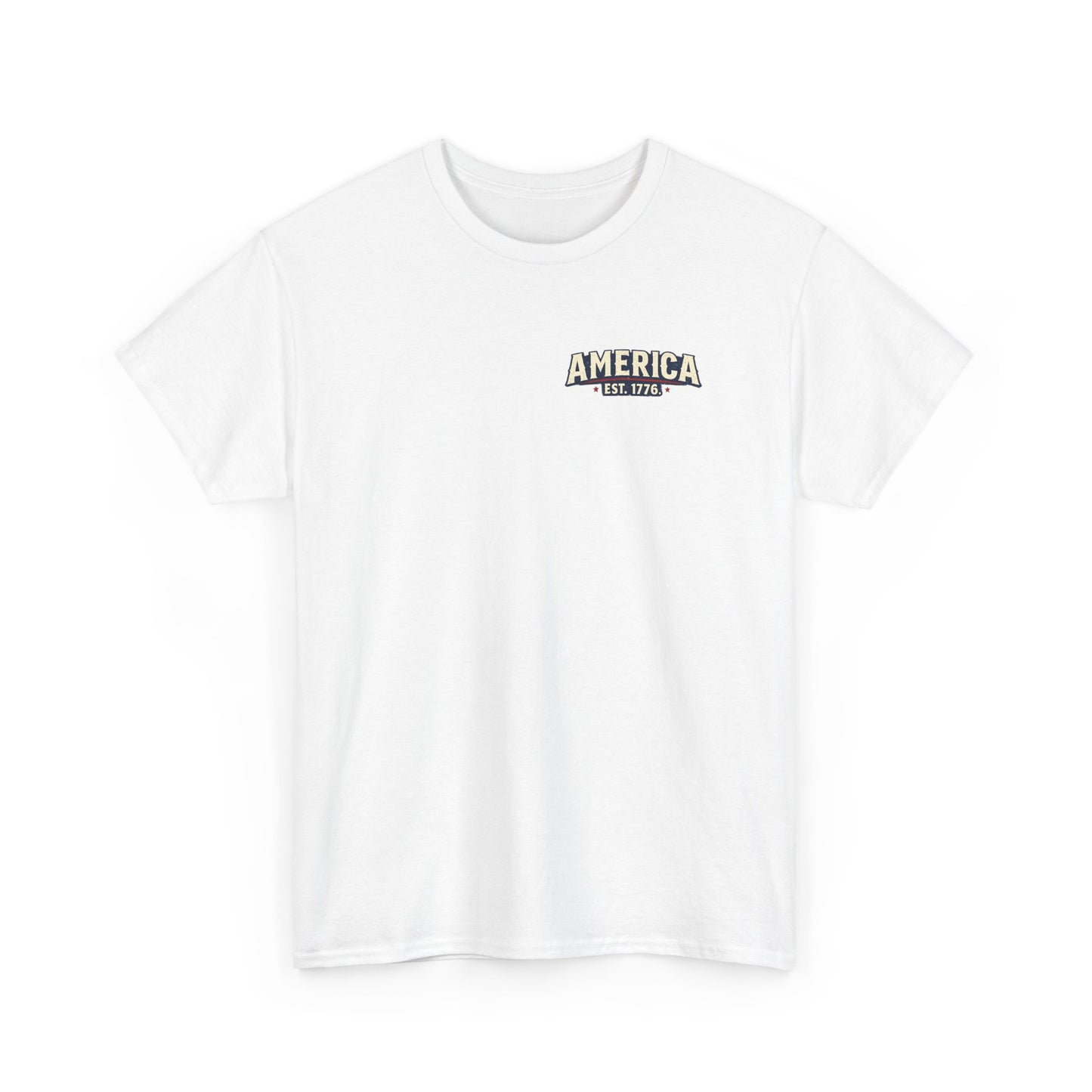 Freedom Downriver Graphic Tee — "America The Free" Patriotic T-Shirt