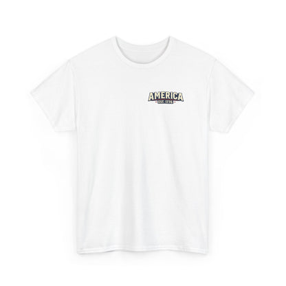 Freedom Downriver Graphic Tee — "America The Free" Patriotic T-Shirt