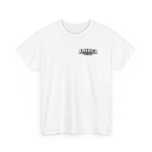 Freedom Downriver Graphic Tee — "America The Free" Patriotic T-Shirt