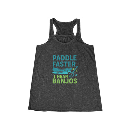 Paddle Faster Racerback Tank (Vintage Style)