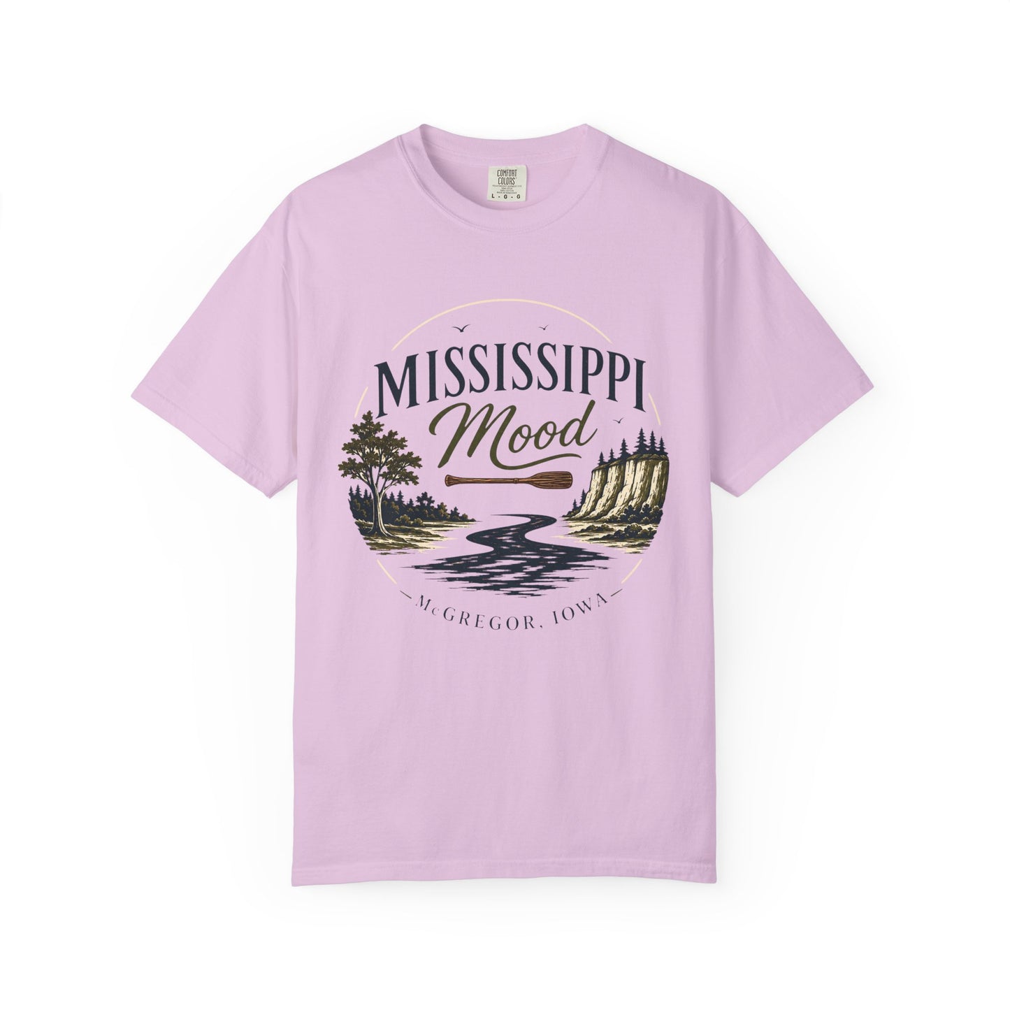 Mississippi Mood T-Shirt — Retro Riverfront Scenic Tee