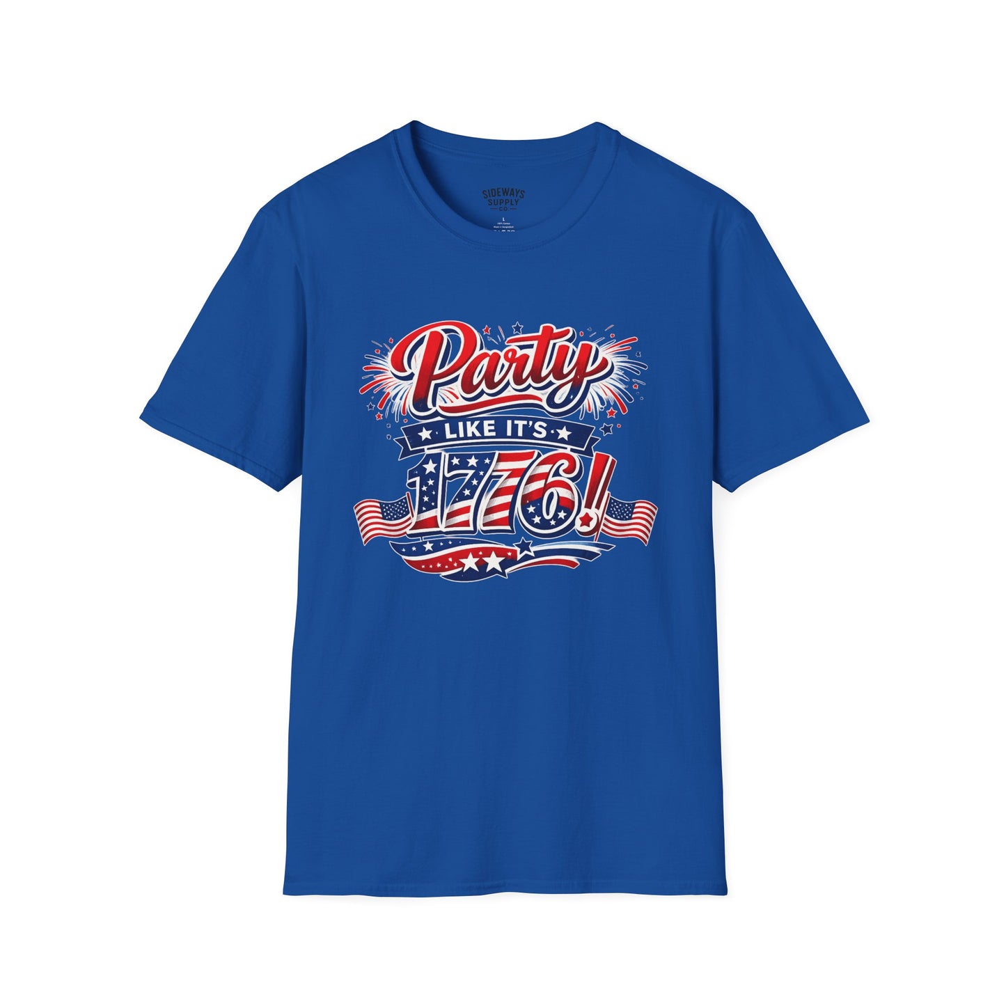T-Shirt — "Party Like It's 1776!" Patriotic 4th of July Tee