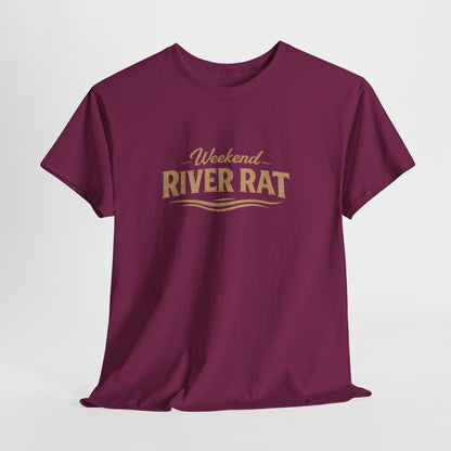 Weekend River Rat T-Shirt – Retro Boating Crew Tee