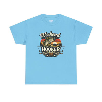 Weekend Hooker Fishing Tee — Unisex Bass Angler Graphic T-Shirt