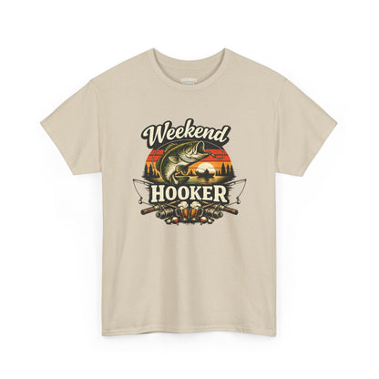 Weekend Hooker Fishing Tee — Unisex Bass Angler Graphic T-Shirt