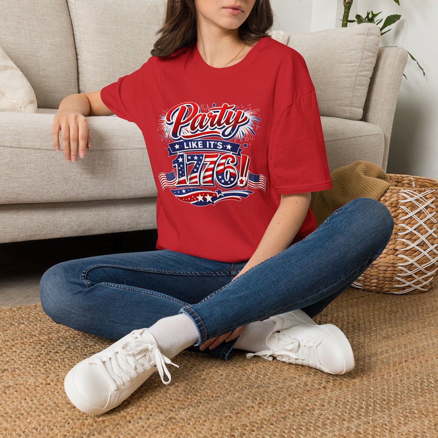 T-Shirt — "Party Like It's 1776!" Patriotic 4th of July Tee