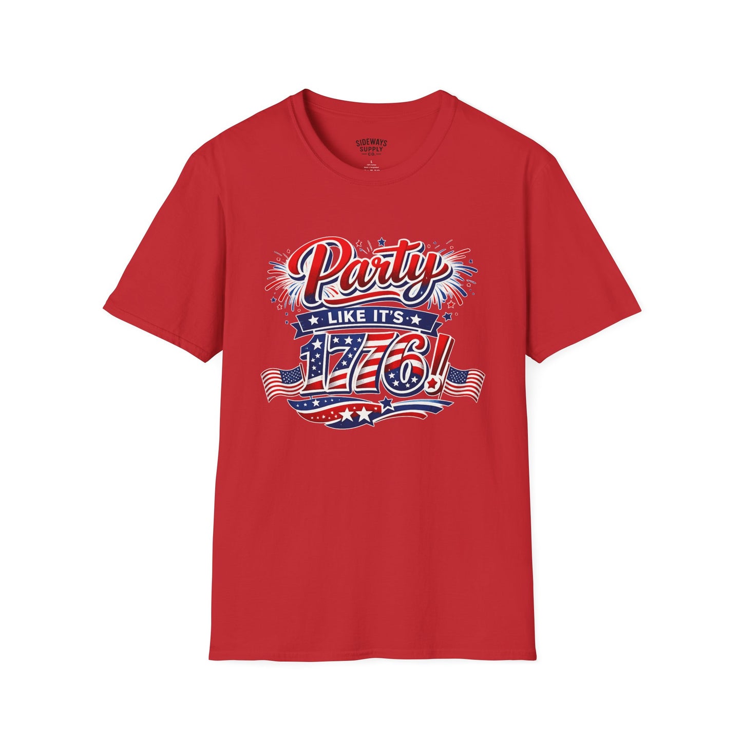 T-Shirt — "Party Like It's 1776!" Patriotic 4th of July Tee