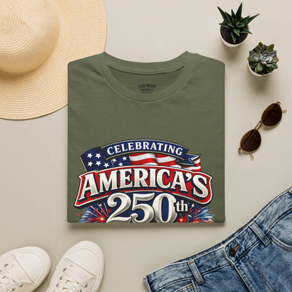 America's 250th Anniversary T-Shirt — Celebrating 1776–2026 Patriotic Tee