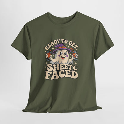 Ready to Get Sheet Faced Halloween Tee