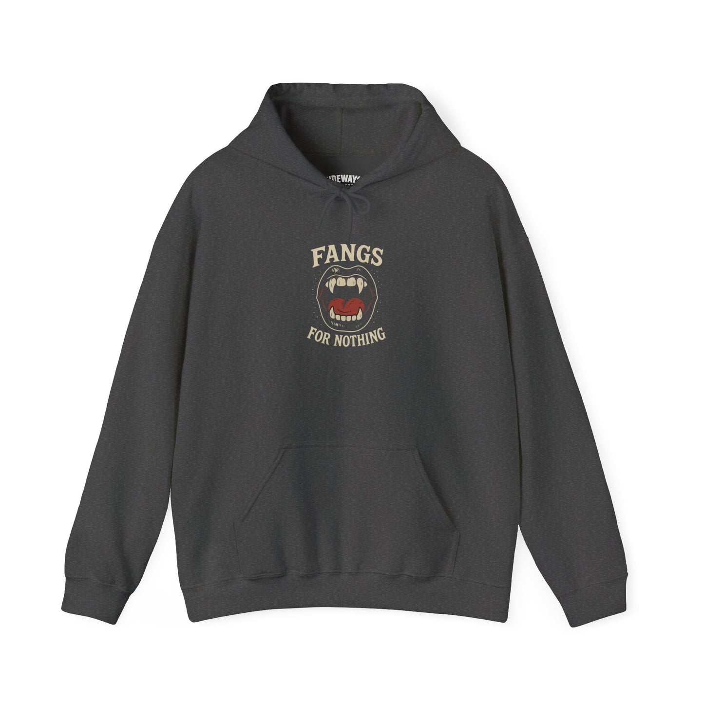 Fangs for Nothing Hoodie - Comfortable Unisex Sweatshirt for Halloween