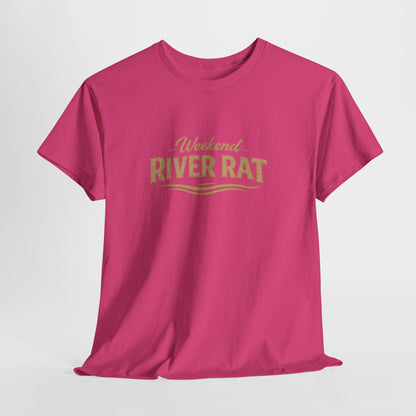 Weekend River Rat T-Shirt – Retro Boating Crew Tee