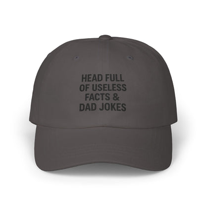 Head Full of Useless Facts – Embroidered Dad Cap