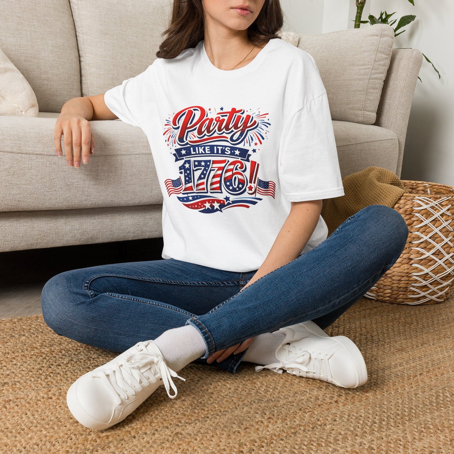 T-Shirt — "Party Like It's 1776!" Patriotic 4th of July Tee