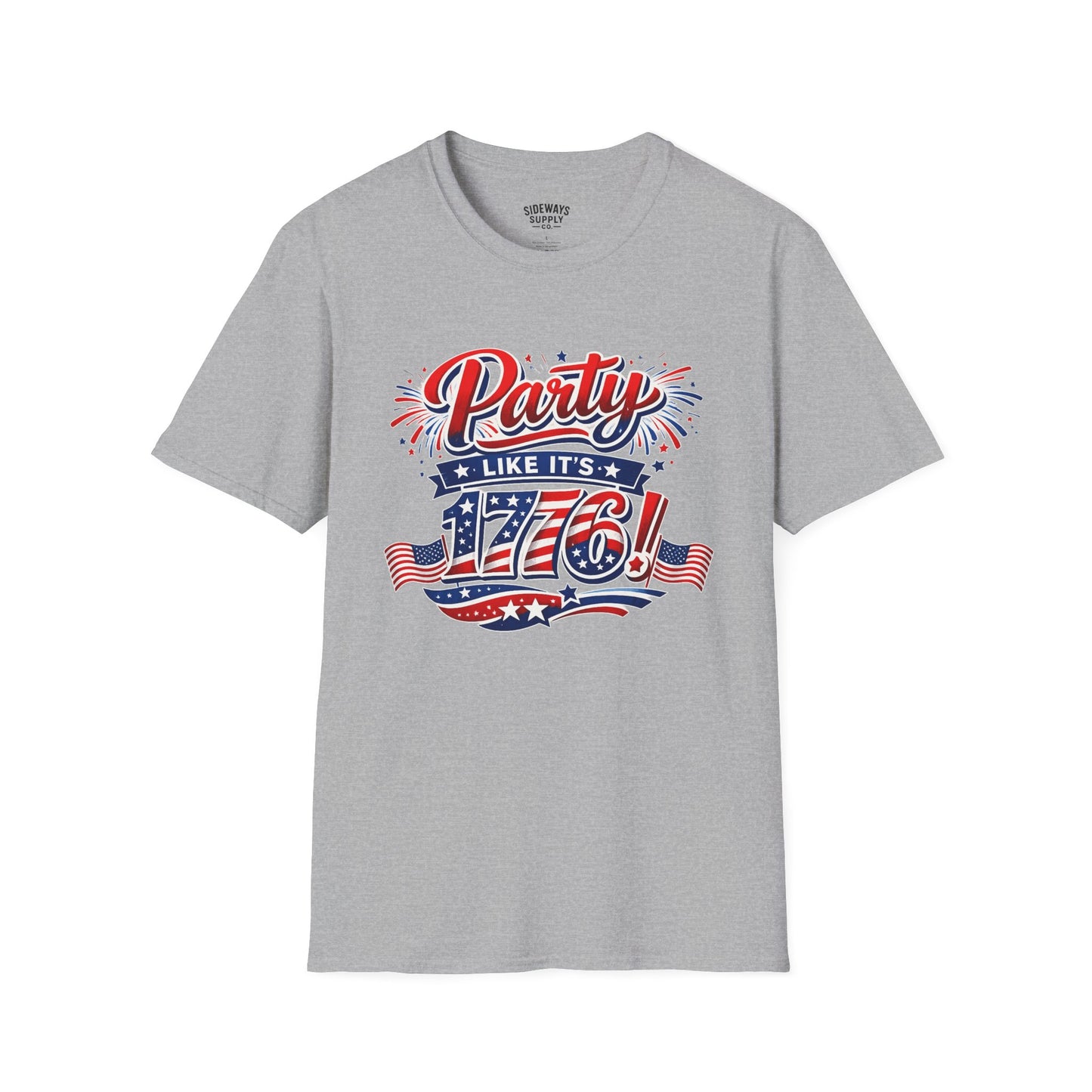 T-Shirt — "Party Like It's 1776!" Patriotic 4th of July Tee