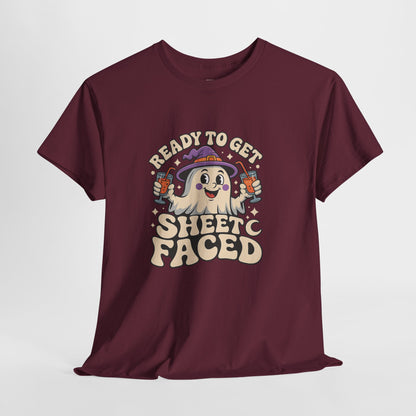 Ready to Get Sheet Faced Halloween Tee