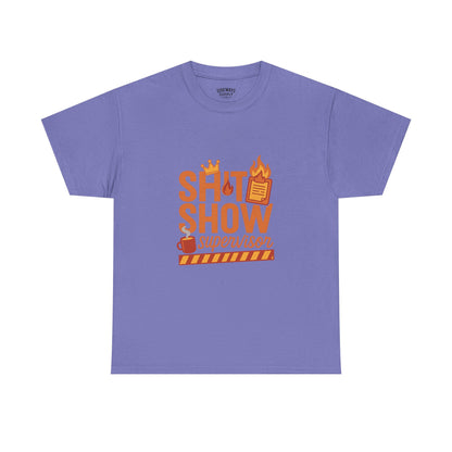 Sh*t Show Supervisor Unisex Cotton T-Shirt, Funny Supervisor Tee, Unisex Humor Shirt