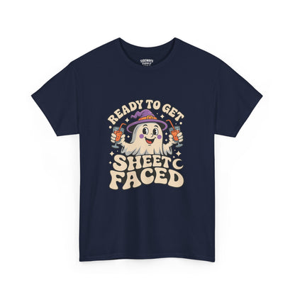 Ready to Get Sheet Faced Halloween Tee