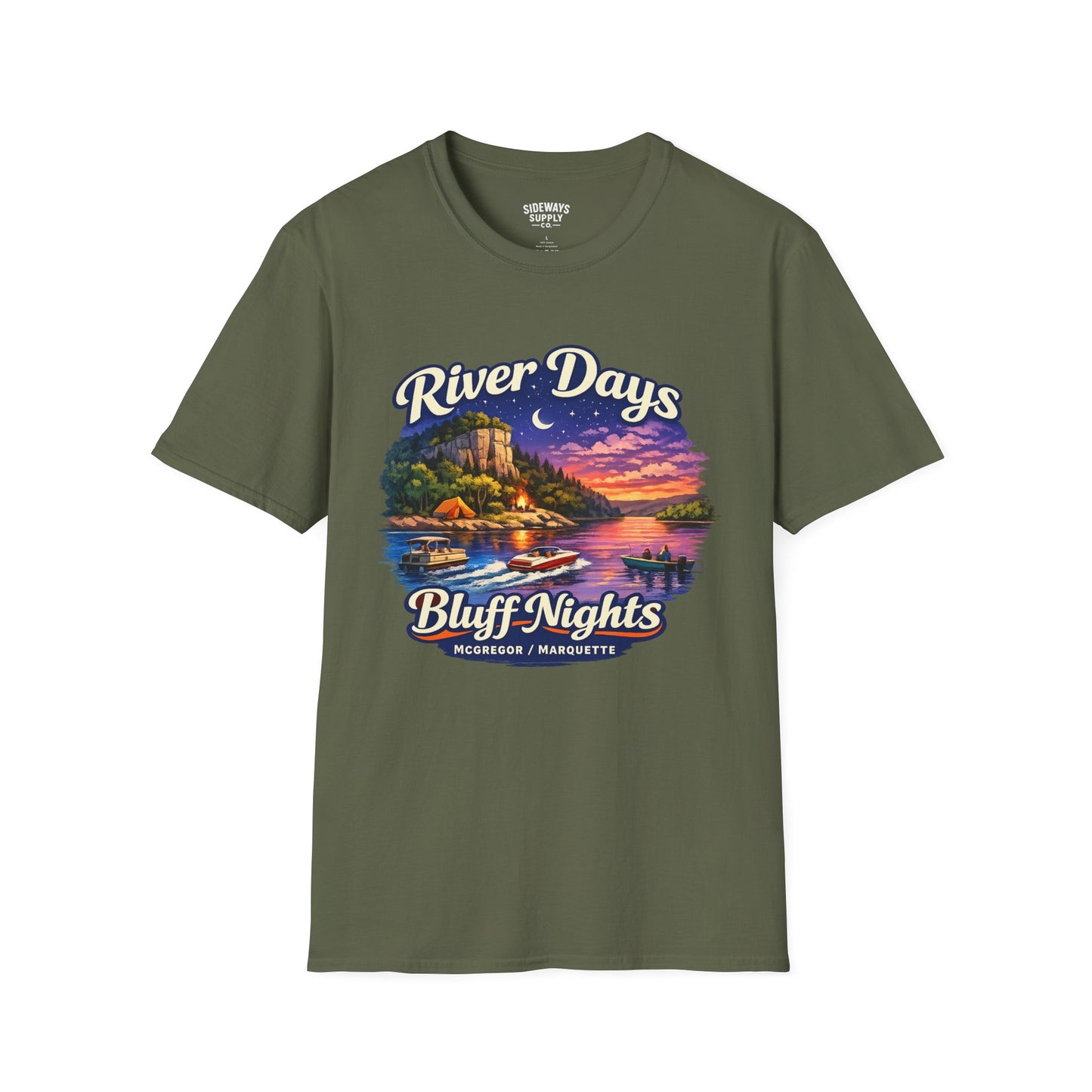 River Days-Bluff Nights T-shirt-UNISEX