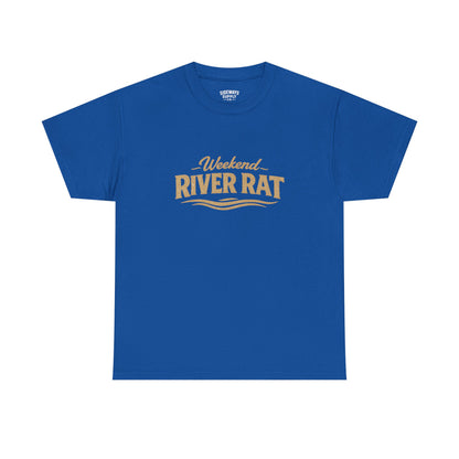 Weekend River Rat T-Shirt – Retro Boating Crew UNISEX Tee