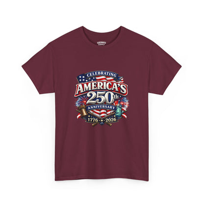 America's 250th Anniversary T-Shirt — Celebrating 1776–2026 Patriotic Tee