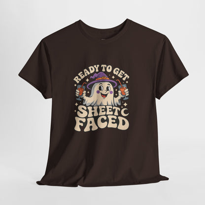 Ready to Get Sheet Faced Halloween Tee