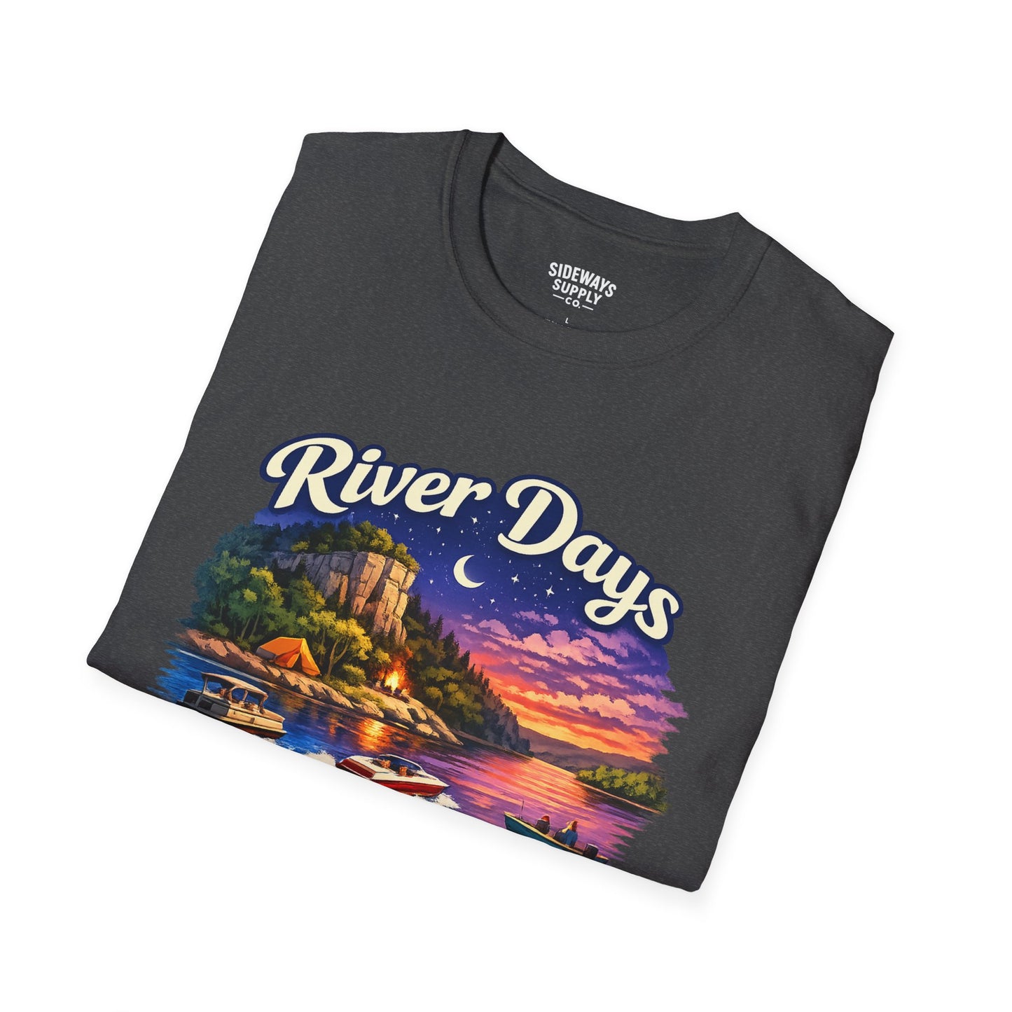 River Days-Bluff Nights T-shirt-UNISEX