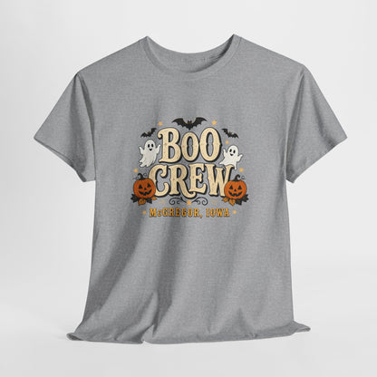 Boo Crew Halloween T-Shirt — Cute Ghosts & Pumpkins Graphic Tee