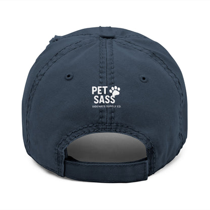 Emotional Support Dad Hat, Distressed Cap
