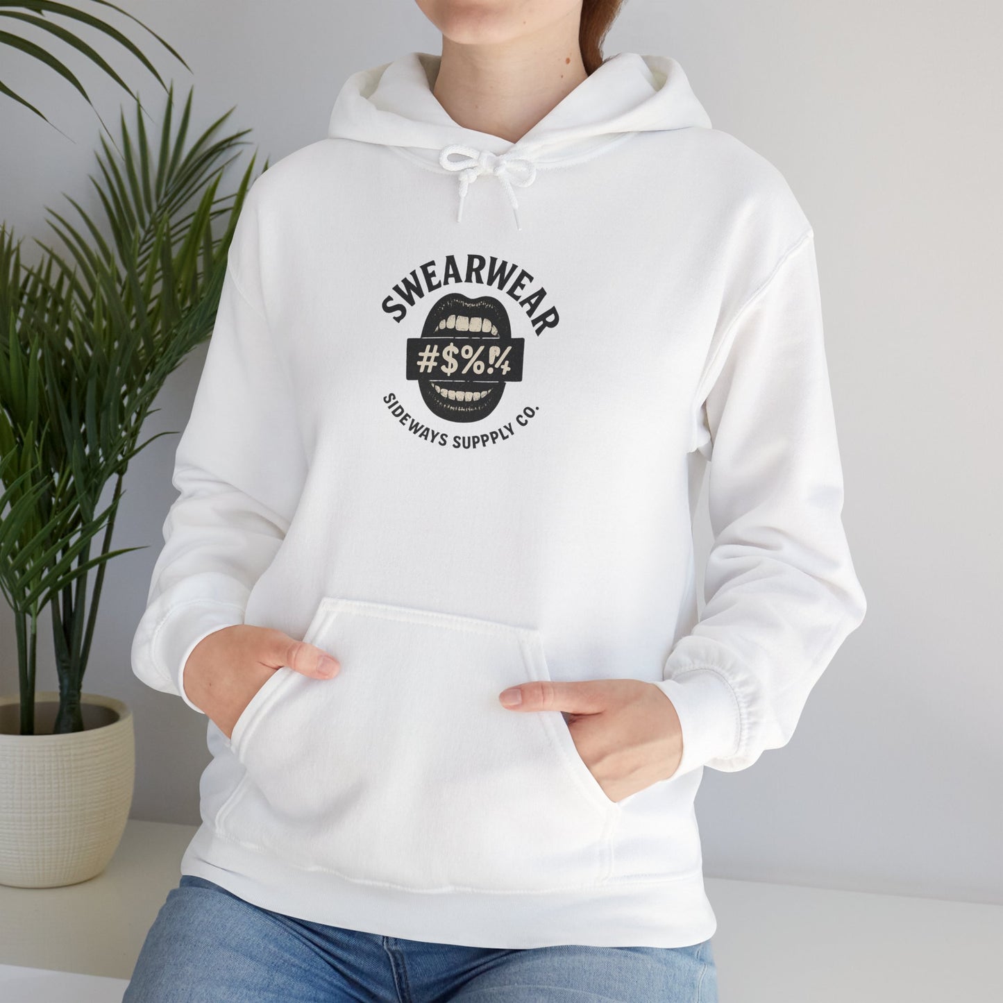 “Everything’s Fine” Heavy Blend Sweatshirt – by Swearwear