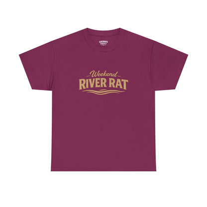 Weekend River Rat T-Shirt – Retro Boating Crew UNISEX Tee