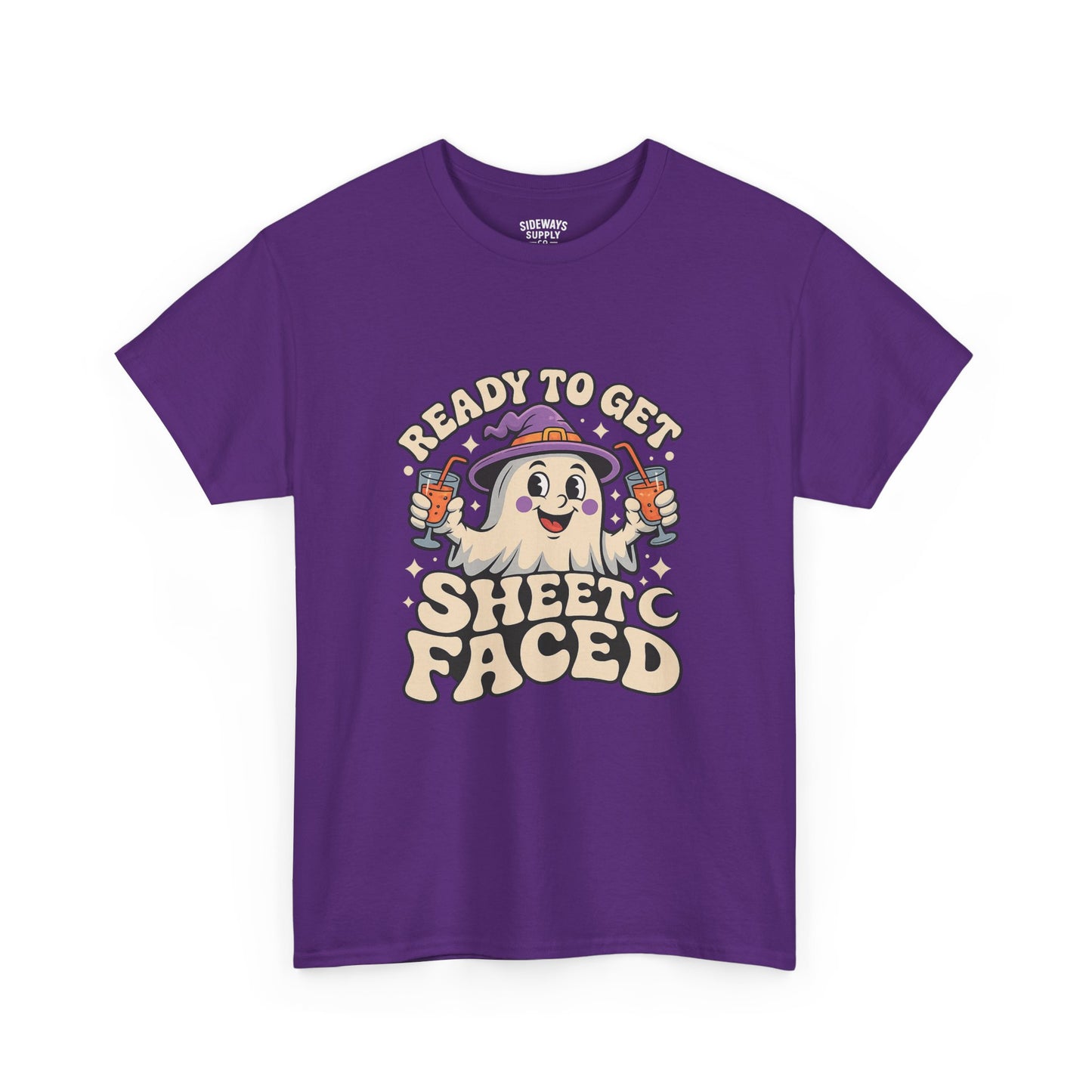 Ready to Get Sheet Faced Halloween Tee