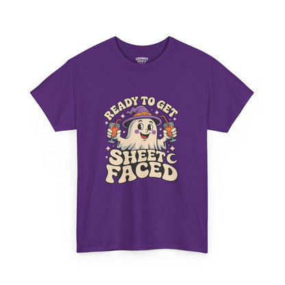 Ready to Get Sheet Faced Halloween Tee