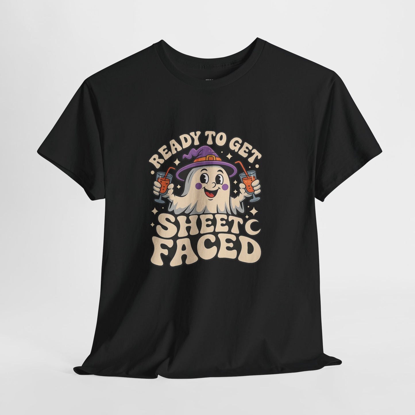 Ready to Get Sheet Faced Halloween Tee