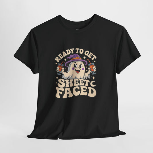 Ready to Get Sheet Faced Halloween Tee
