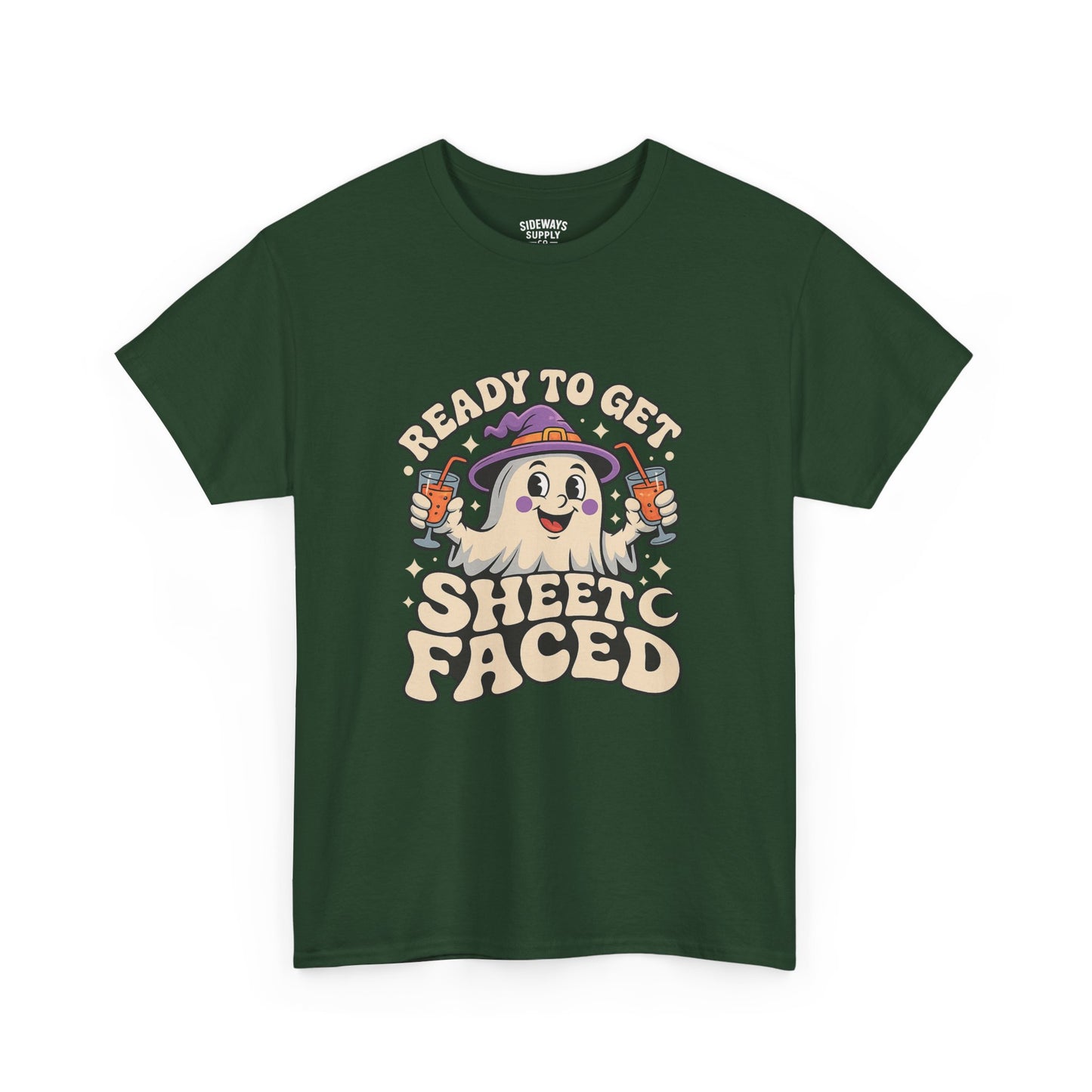 Ready to Get Sheet Faced Halloween Tee