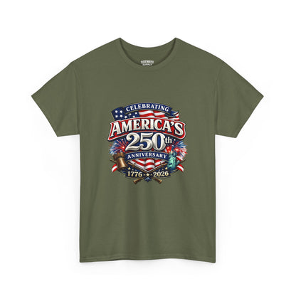 America's 250th Anniversary T-Shirt — Celebrating 1776–2026 Patriotic Tee